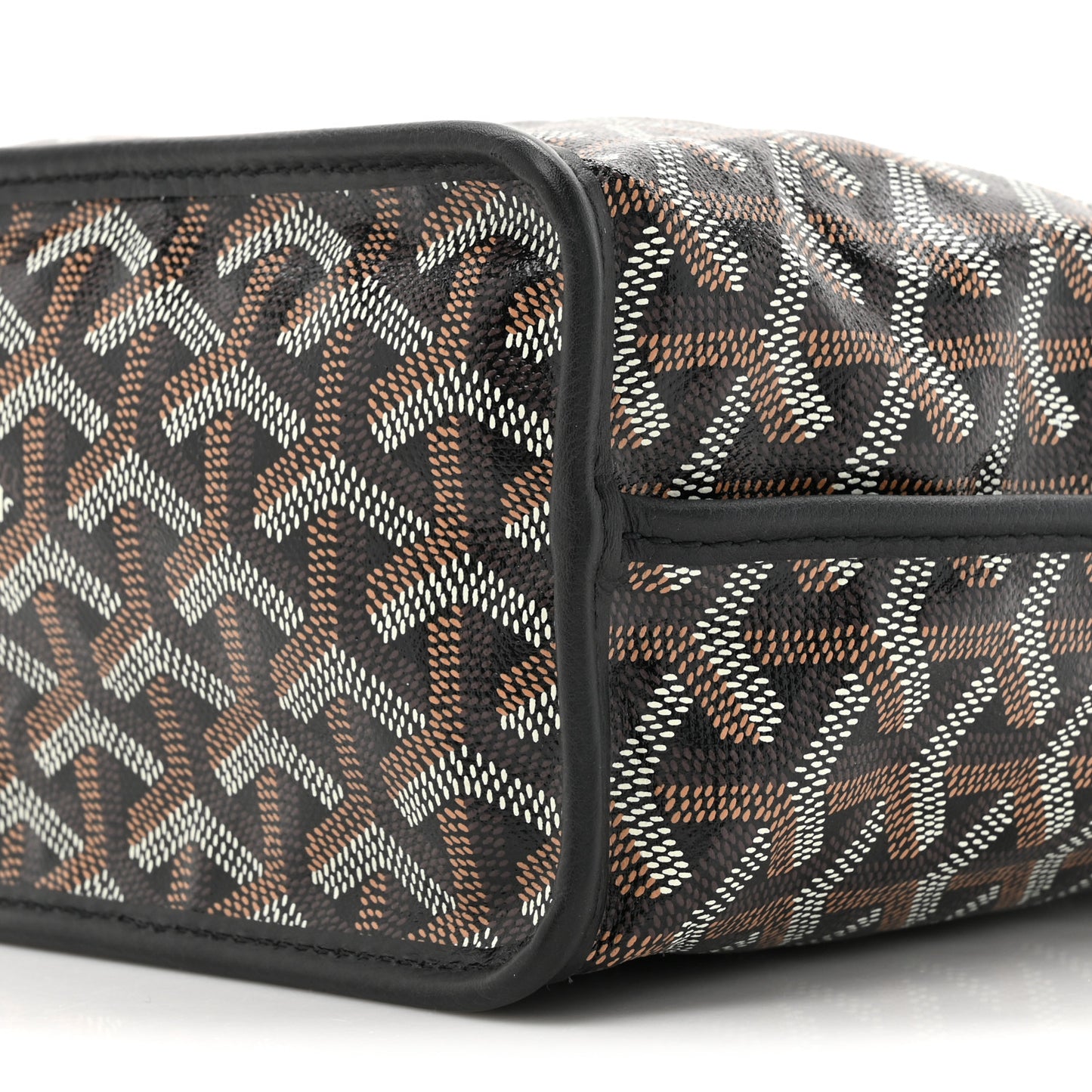 Goyardine Reversible Mini Anjou Black