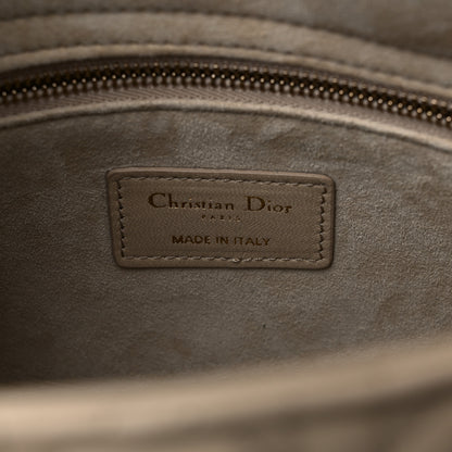 Christian Dior Lambskin Cannage Medium Lady Dior Beige 5 of 9
