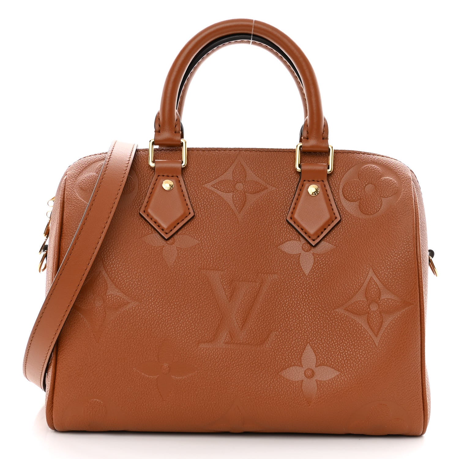Louis Vuitton Empreinte Monogram Giant Speedy Bandouliere 25 Cognac 1 of 9