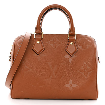 Louis Vuitton Empreinte Monogram Giant Speedy Bandouliere 25 Cognac 1 of 9