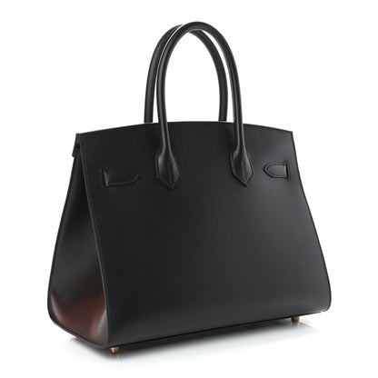 Hermes Madame Calfskin Birkin Sellier 30 Black 3 of 11