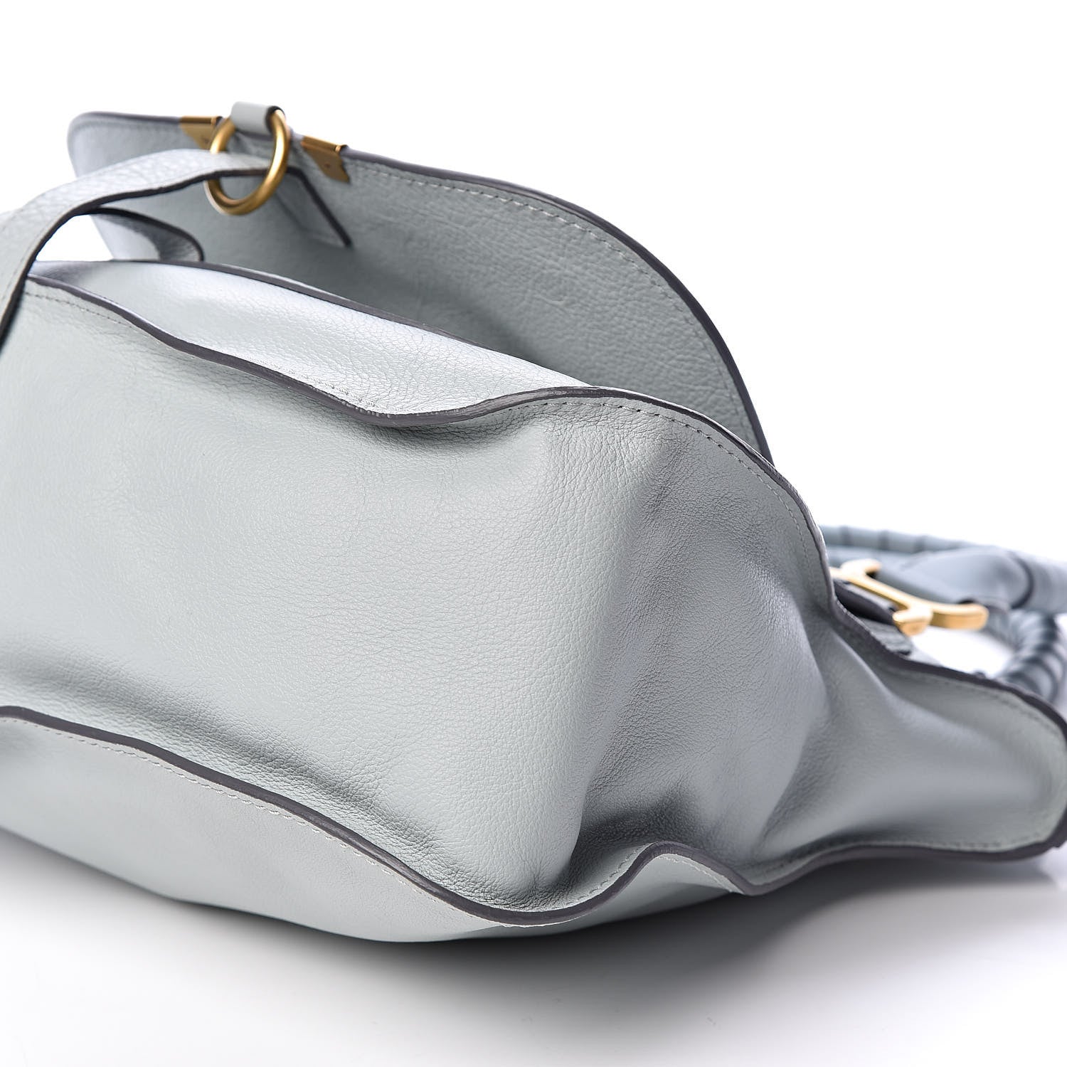 Chloe Calfskin Medium Marcie Satchel Icy Blue 9 of 10