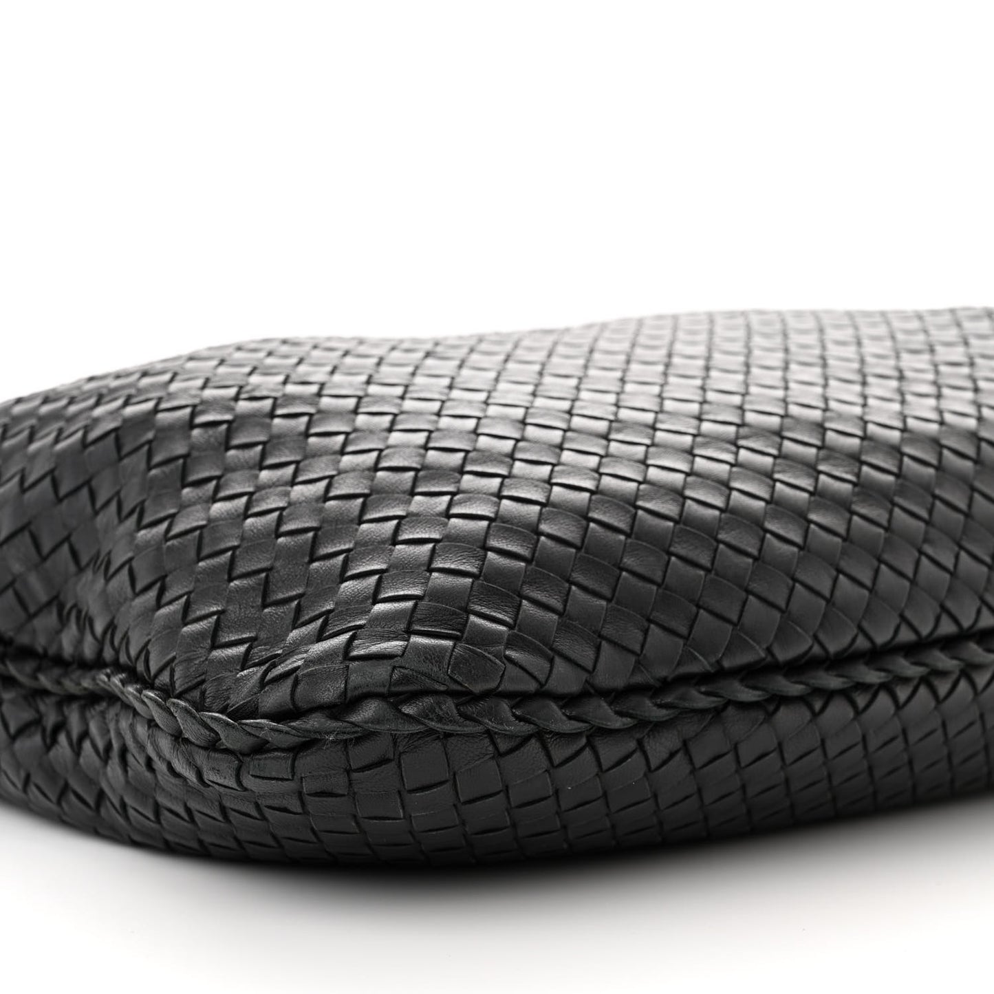 Nappa Intrecciato Large Veneta Hobo Black