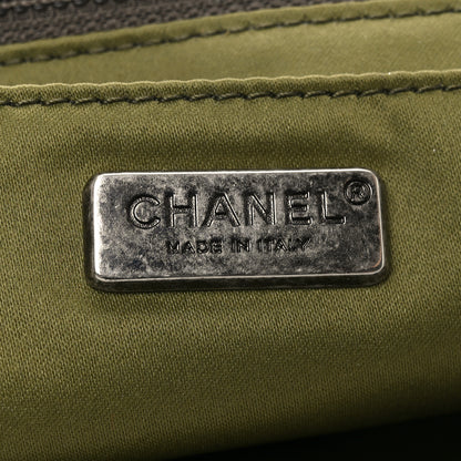 Chanel Sequin Coco Cuba Medium Single Flap Khaki 6 of 10