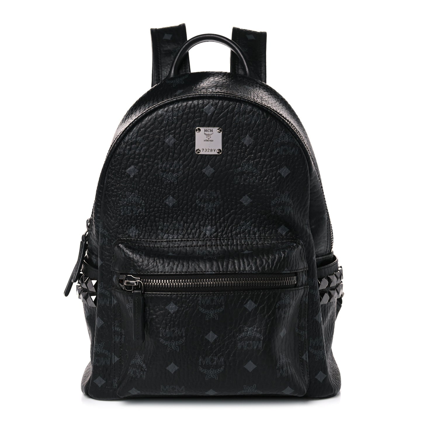 Visetos Small Side Stud Stark Backpack Black