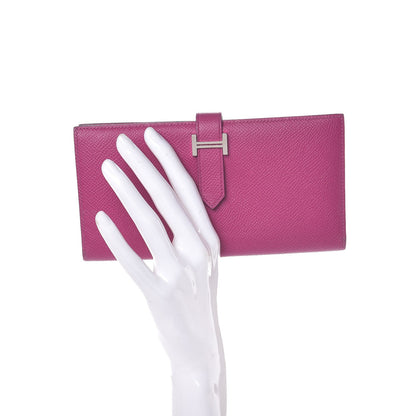 Hermes Epsom Bearn Gusset Wallet Tosca 2 of 12