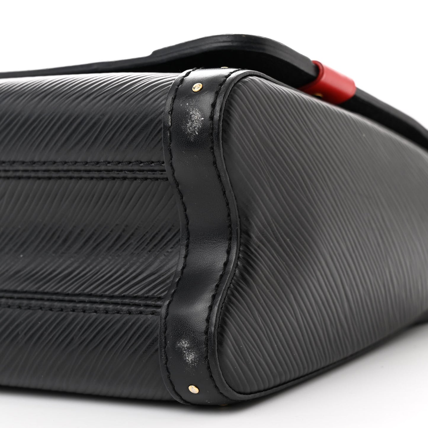 Epi Monogram Complice Trunks and Bags Twist Shoulder Bag MM Black