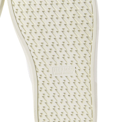 Hermes Calfskin Pegase Pop Womens Quicker Sneakers 36.5 White Multicolor 8 of 10