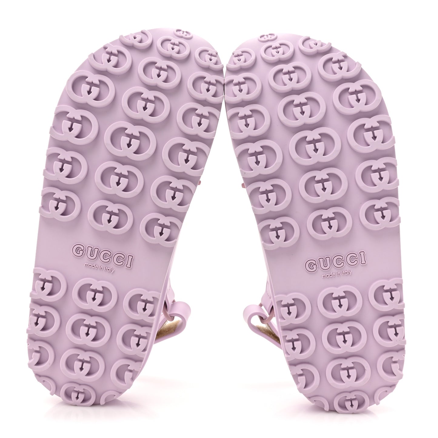 Soft Rubber Horsebit Touch Womens Strapped Sandals 36 Talc Pink