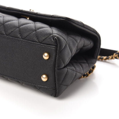 Chanel Caviar Quilted Mini Coco Handle Flap Black 7 of 10