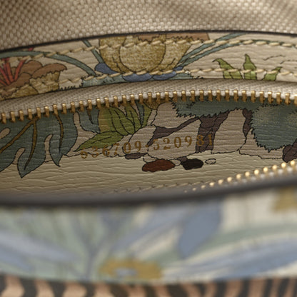 Gucci New Shangai Calfskin Tiger Savanah Small Jackie 1961 Hobo Chalky White Multicolor 7 of 10