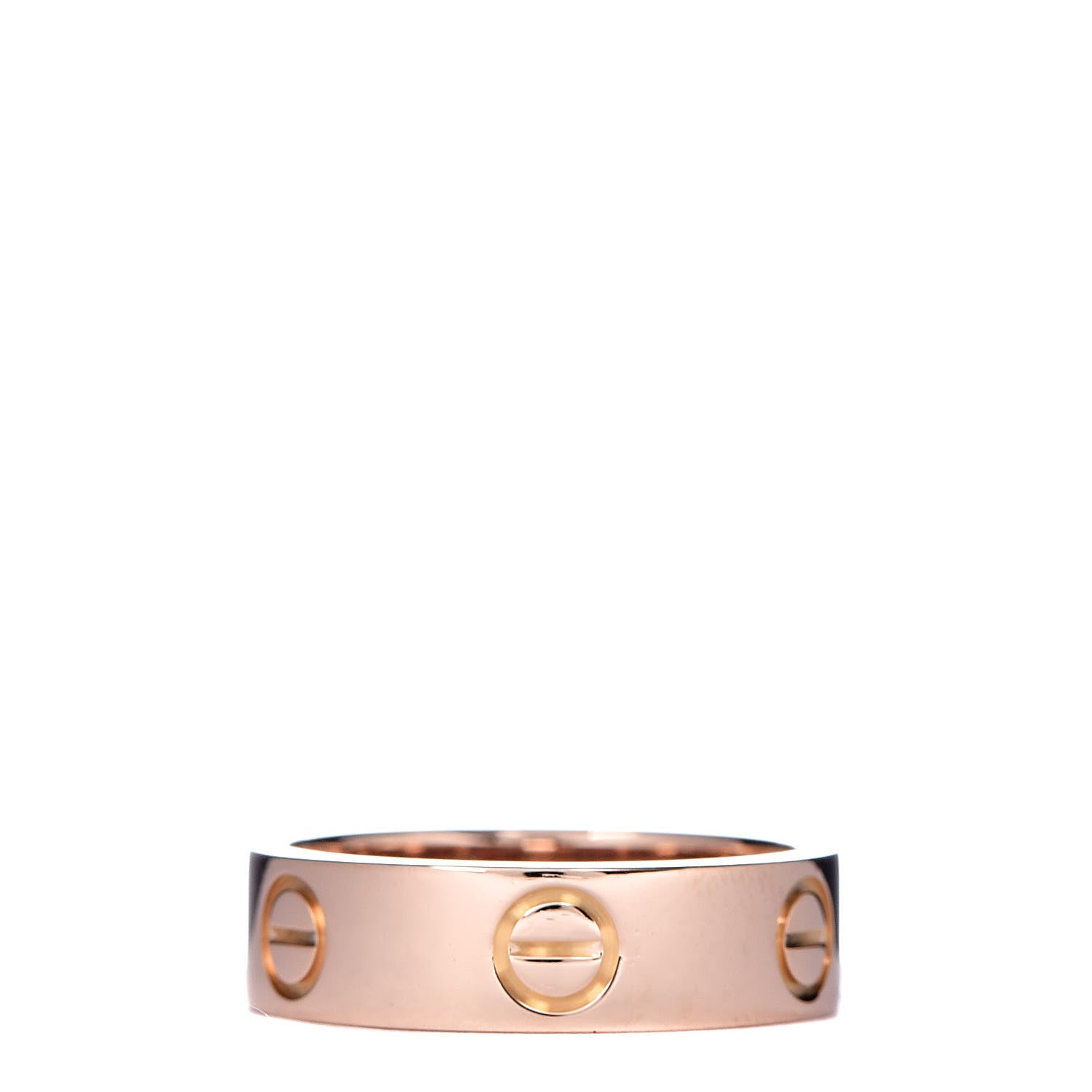 Cartier 18K Pink Gold 5.5mm LOVE Ring 51 5.75 1 of 4