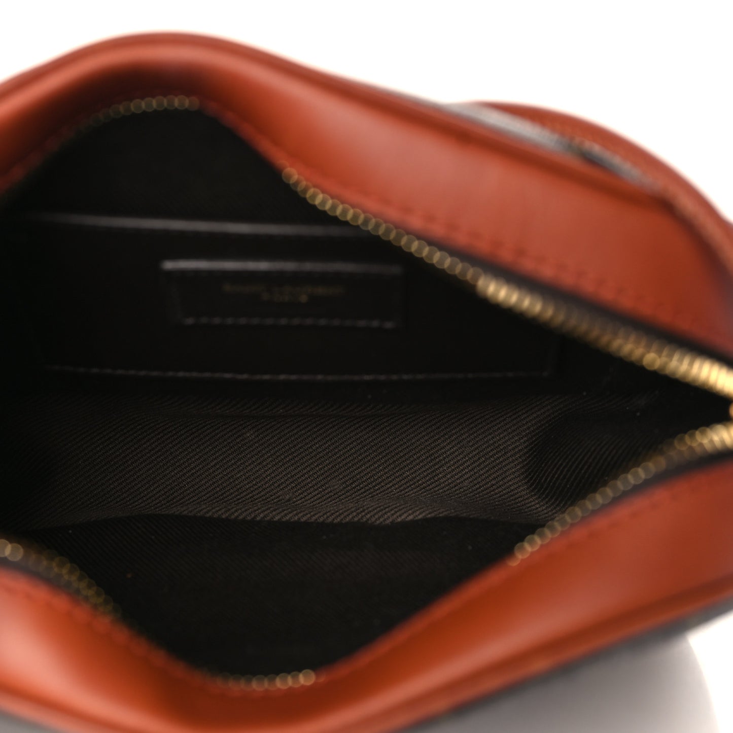 Canvas Smooth Calfskin Le Monogramme Small Camera Bag Chestnut