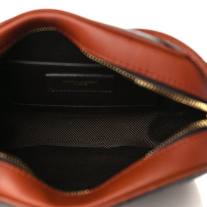 Saint Laurent Canvas Smooth Calfskin Le Monogramme Small Camera Bag Chestnut 5 of 9