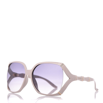 Gucci Bamboo Effect Sunglasses GG0505S White 1 of 6