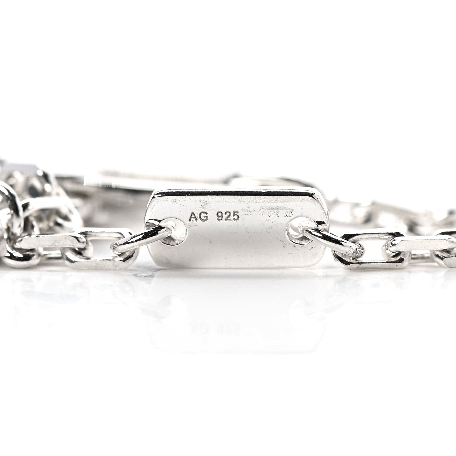 Gucci Sterling Silver Trademark Charm Bracelet 5 of 5