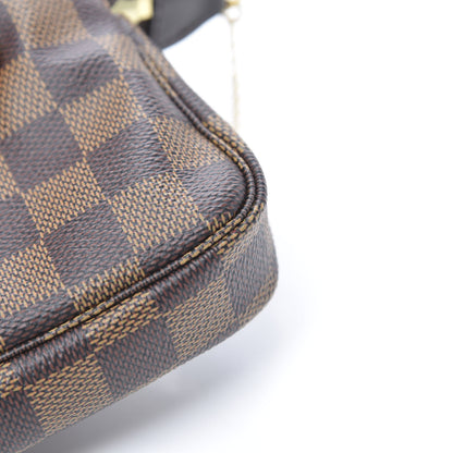 Louis Vuitton Damier Ebene Mini Pochette Accessories 8 of 9