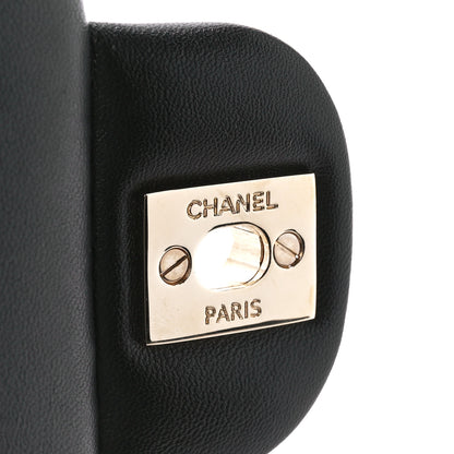 Chanel Lambskin Quilted Mini Rectangular Flap Black 7 of 11