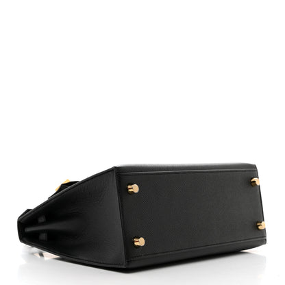 Hermes Epsom Kelly Sellier 25 Black 4 of 11