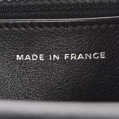 Chanel Patent Quilted Wallet On Chain WOC Black 7 of 9