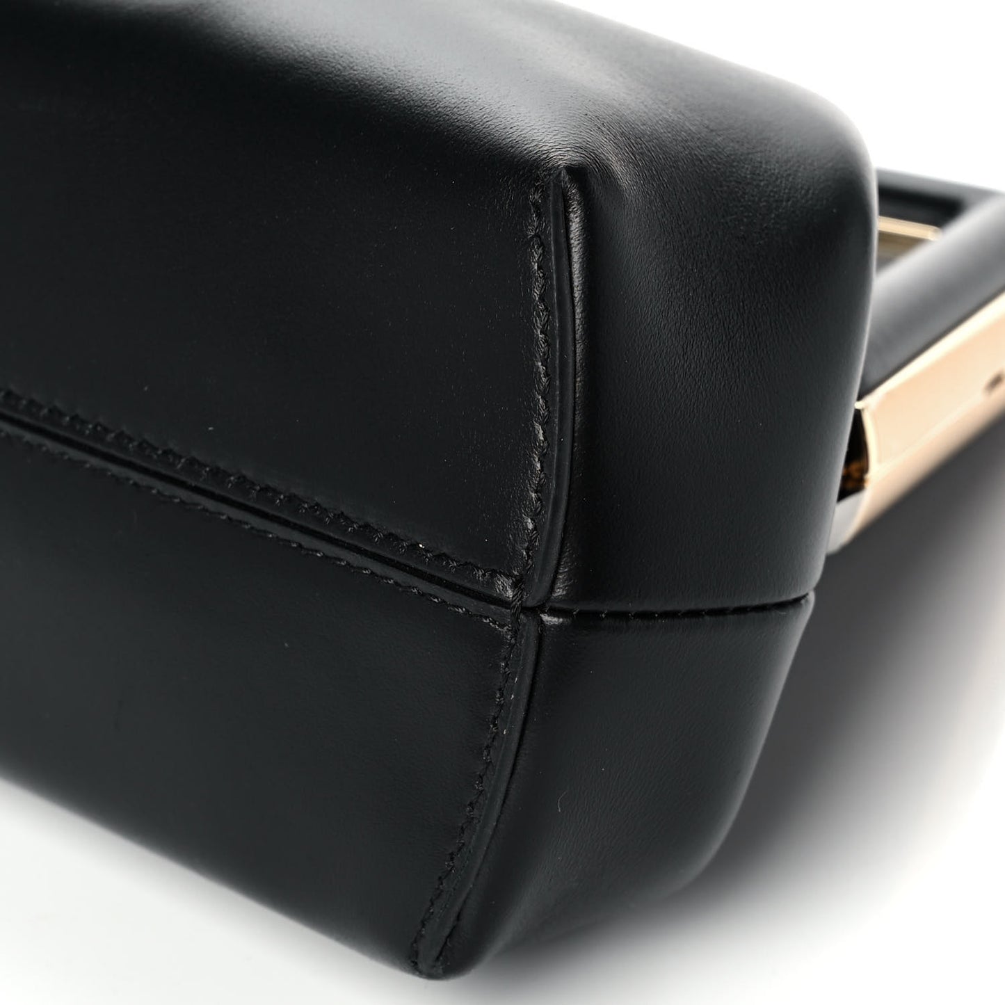 Shiny Nappa Small Fendi First Black