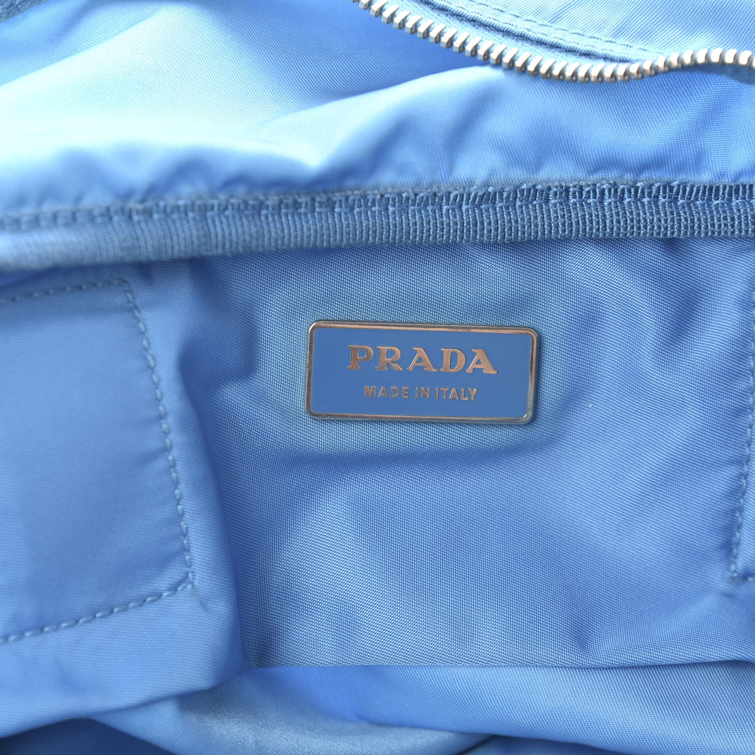 Prada Tessuto Nylon Bauletto Turchese 8 of 9