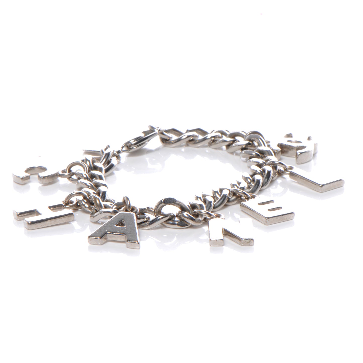 CC Logo Charms Bracelet Silver