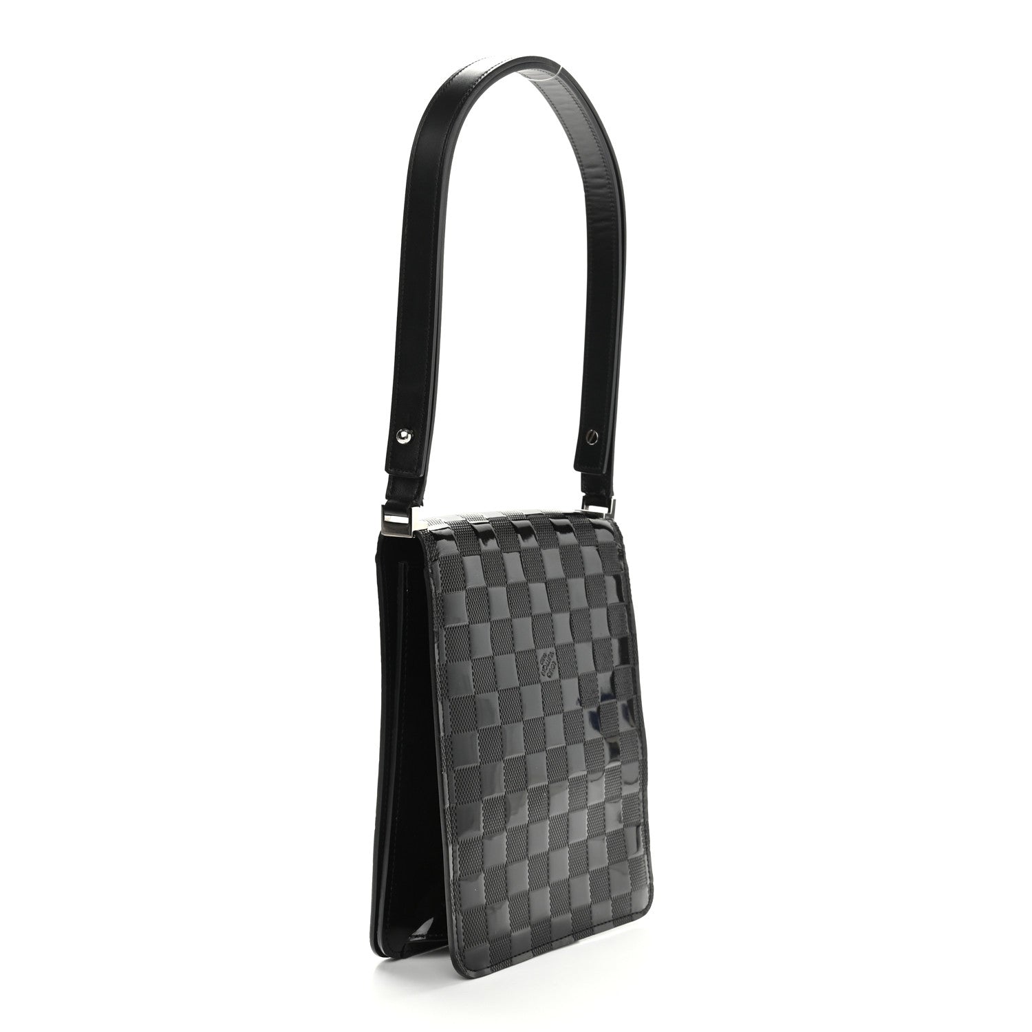 Louis Vuitton Damier Vernis Club Bag Black 4 of 12