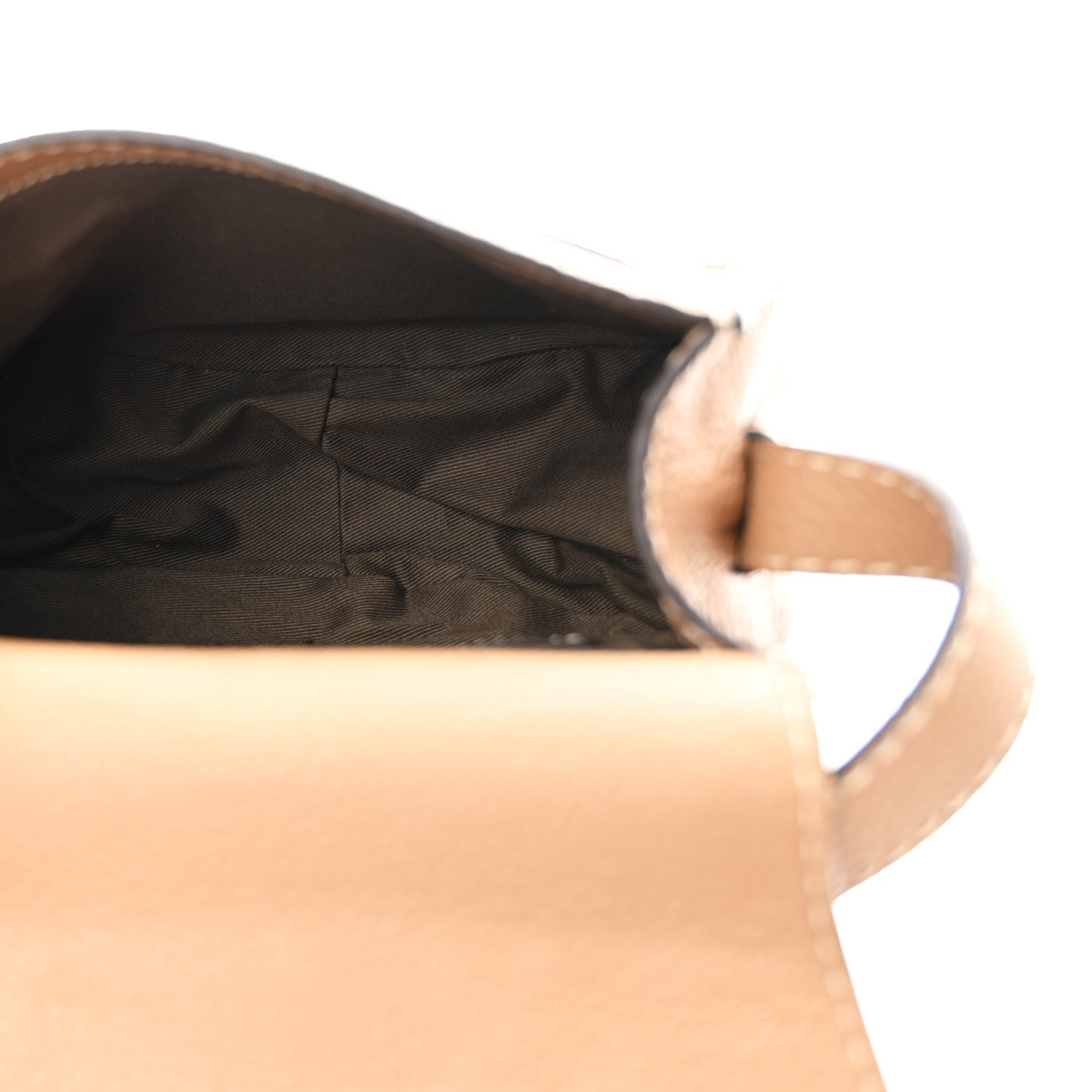 Chloe Calfskin Mini Marcie Round Crossbody Bag Nut 5 of 11