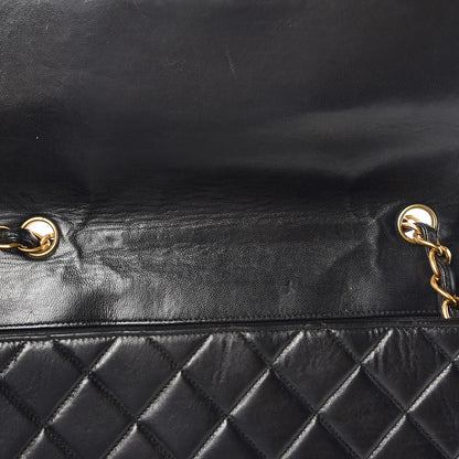 Chanel Lambskin Quilted Jumbo Single Flap Black 11 of 11