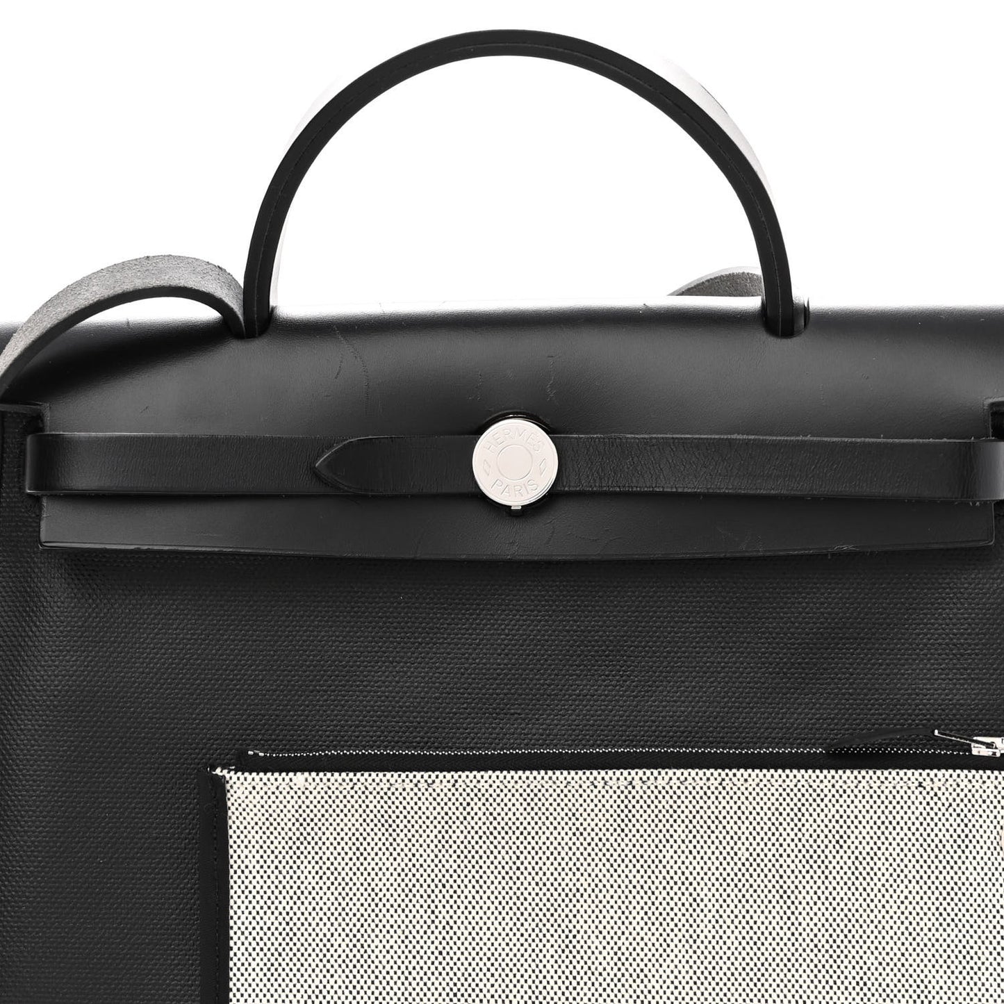 Toile H Berline Vache Hunter Herbag Zip PM 31 Black Ecru