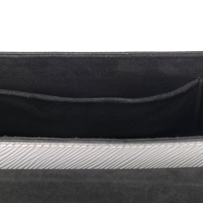 Louis Vuitton Epi Tortoiseshell Twist Shoulder Bag MM Black White 25 of 27
