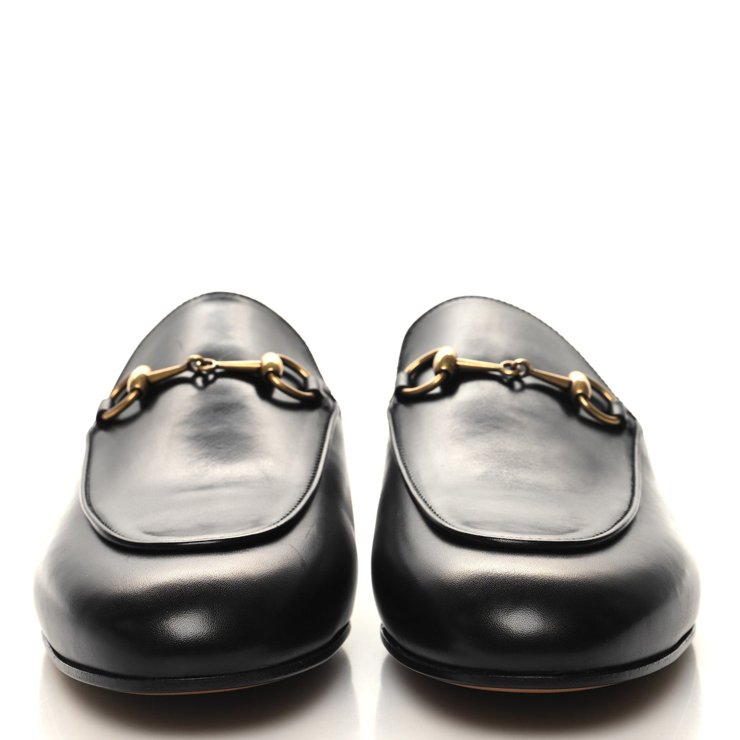 Calfskin Womens Princetown Slippers 38.5 Black