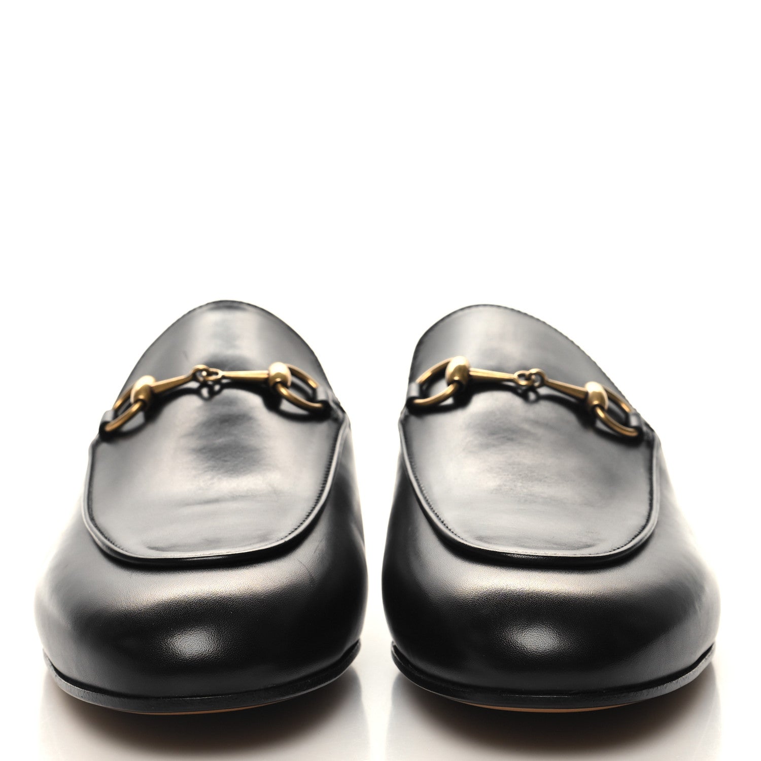 Gucci Calfskin Womens Princetown Slippers 38.5 Black 2 of 9