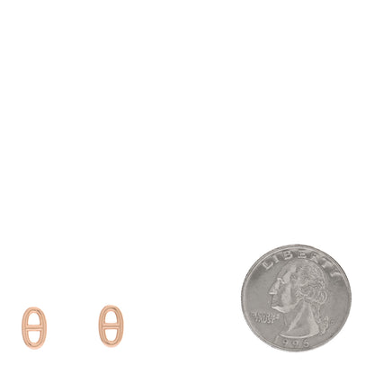 Hermes 18K Rose Gold TPM Farandole Stud Earrings 2 of 5