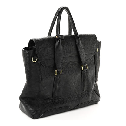 3.1 Phillip Lim Textured Calfskin Large Pashli Satchel Black 3 of 10