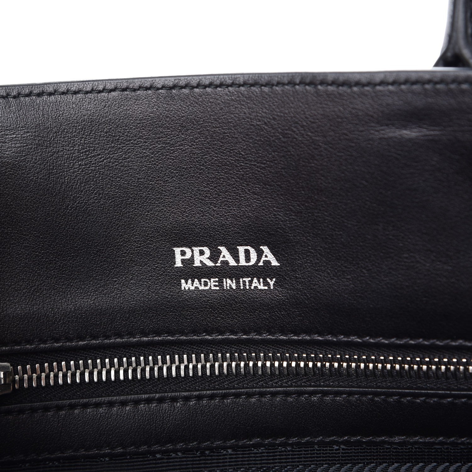 Prada City Calf Tote Nero Black 6 of 7