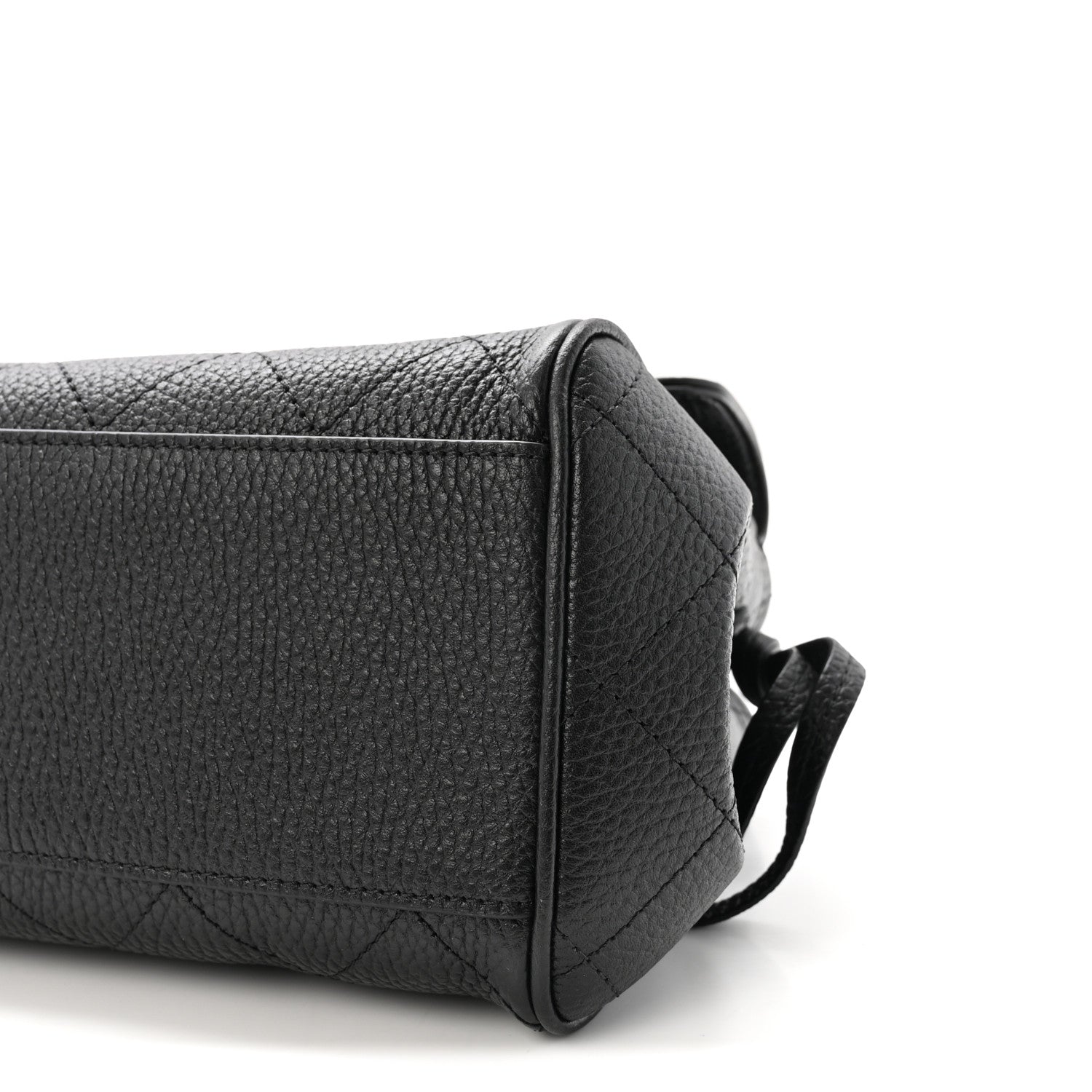 Chanel Grained Calfskin Stitched Urban Essentials Small Shopping Bag Black 10 of 10