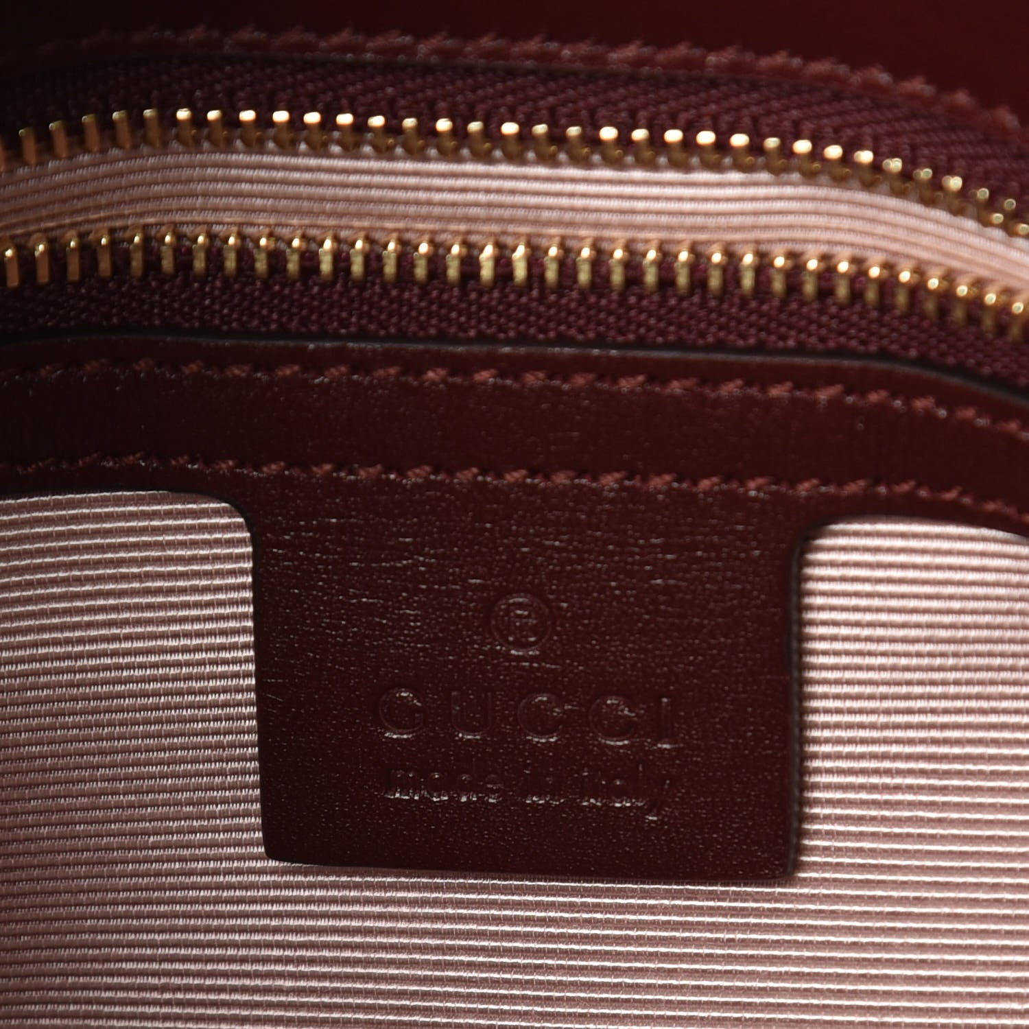 Gucci Vitello Palmellato Lux Small Arli Flap Shoulder Bag Vintage Bordeaux 7 of 8