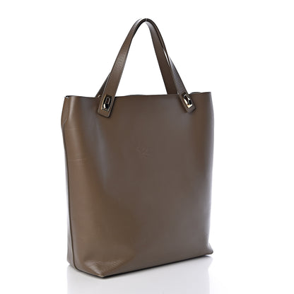 Balenciaga Calfskin Pocket Tote M Khaki and Black 3 of 11