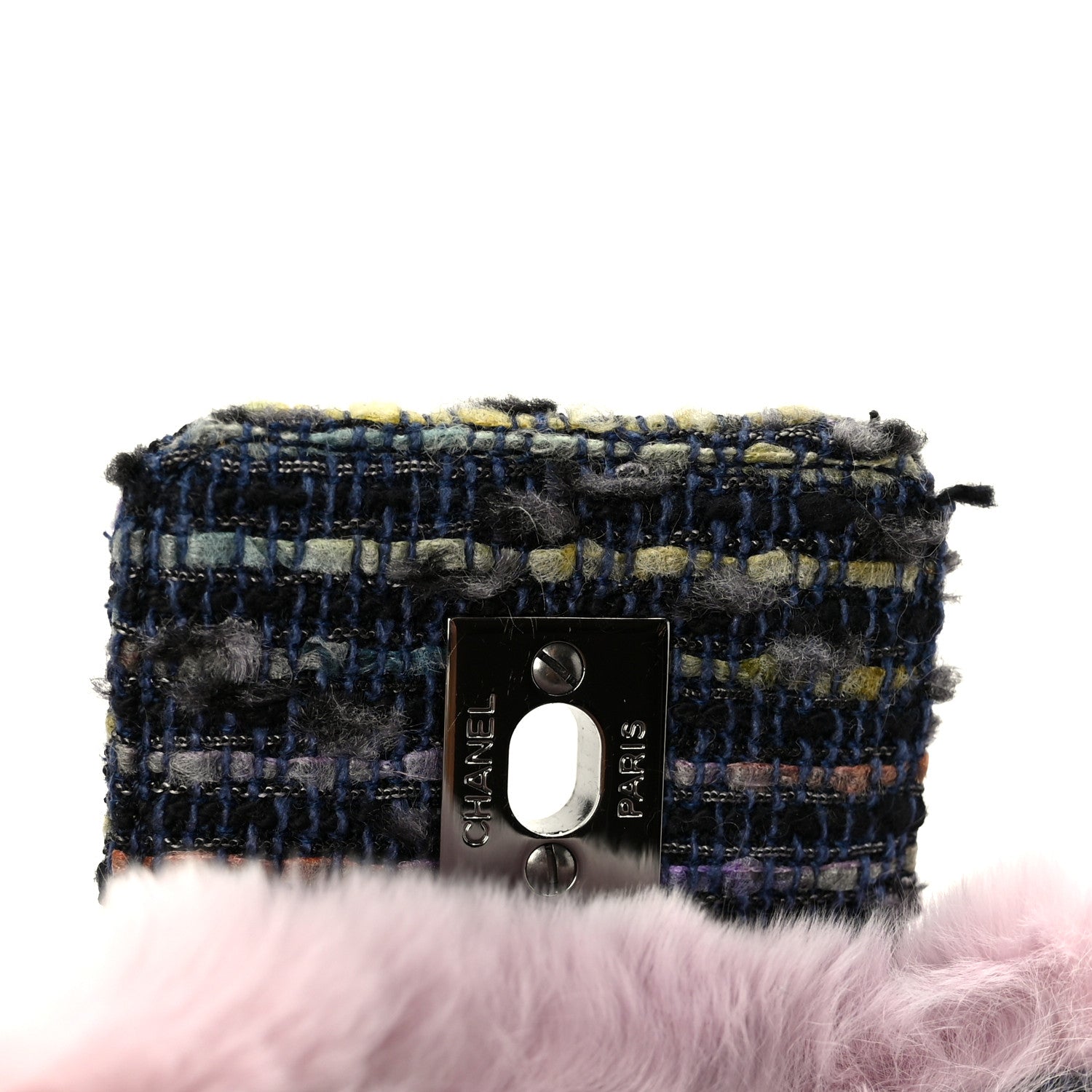 CHANELセット　ももんが CHANELのふわふわbag🩶 見た目もだけど、結構物入るところ実用的ですき