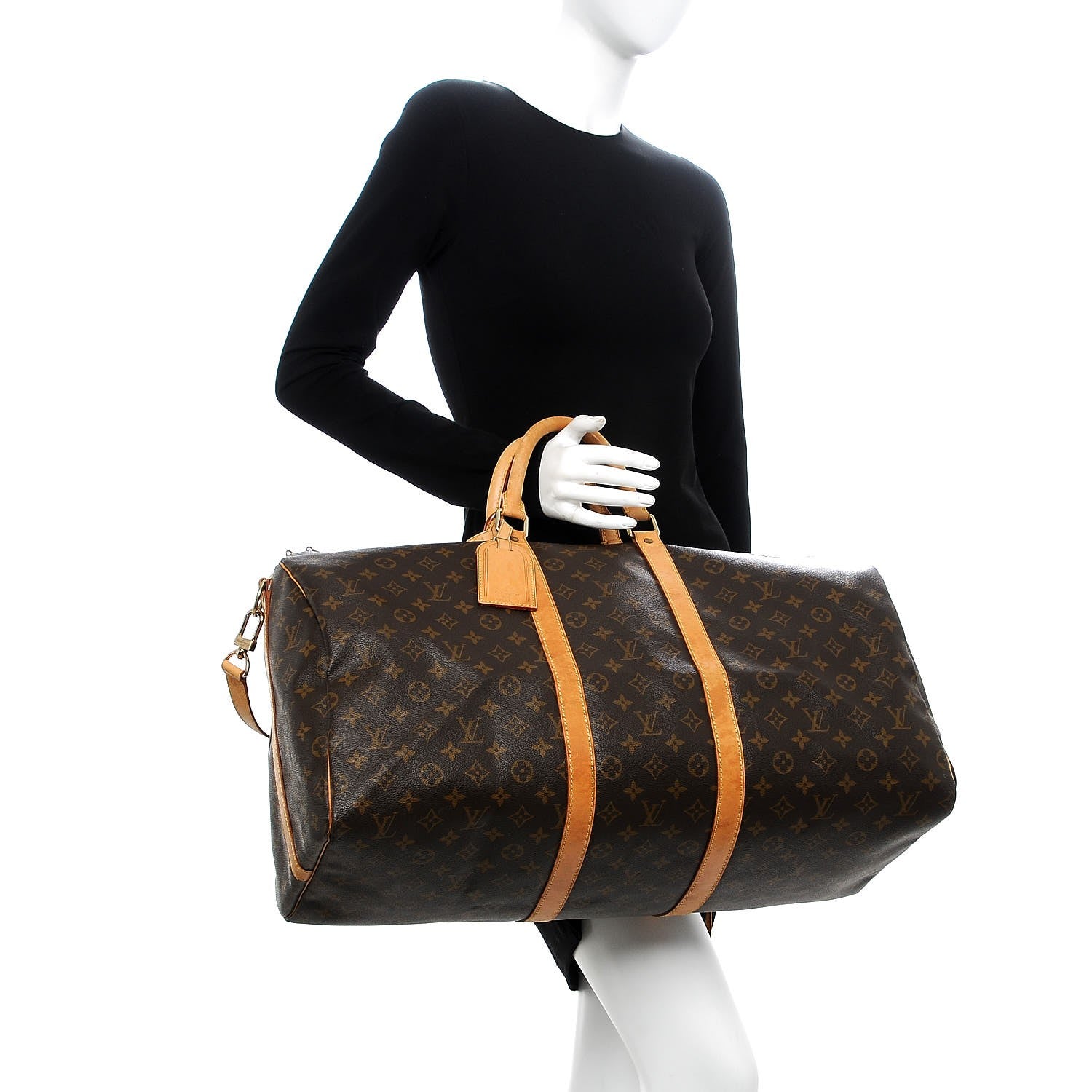 Louis Vuitton Monogram Keepall Bandouliere 55 3 of 14