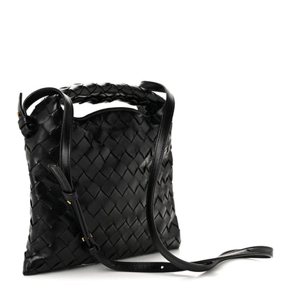 Bottega Veneta Calfskin Intrecciato Mini Hop Black 3 of 10