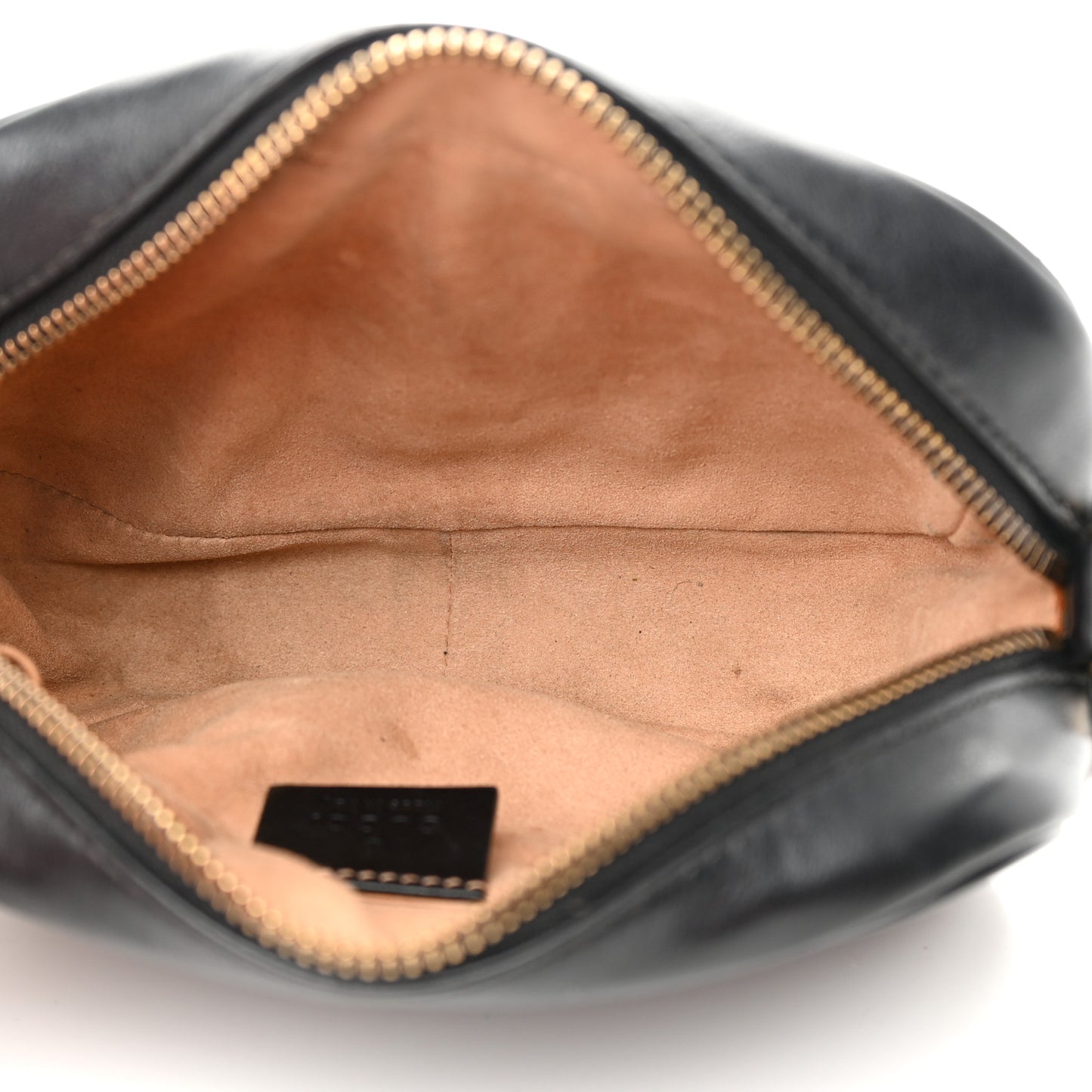 Calfskin Matelasse Mini GG Marmont Chain Shoulder Bag Black