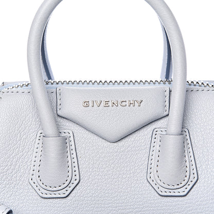 Givenchy Sugar Goatskin Mini Antigona Baby Blue 10 of 10