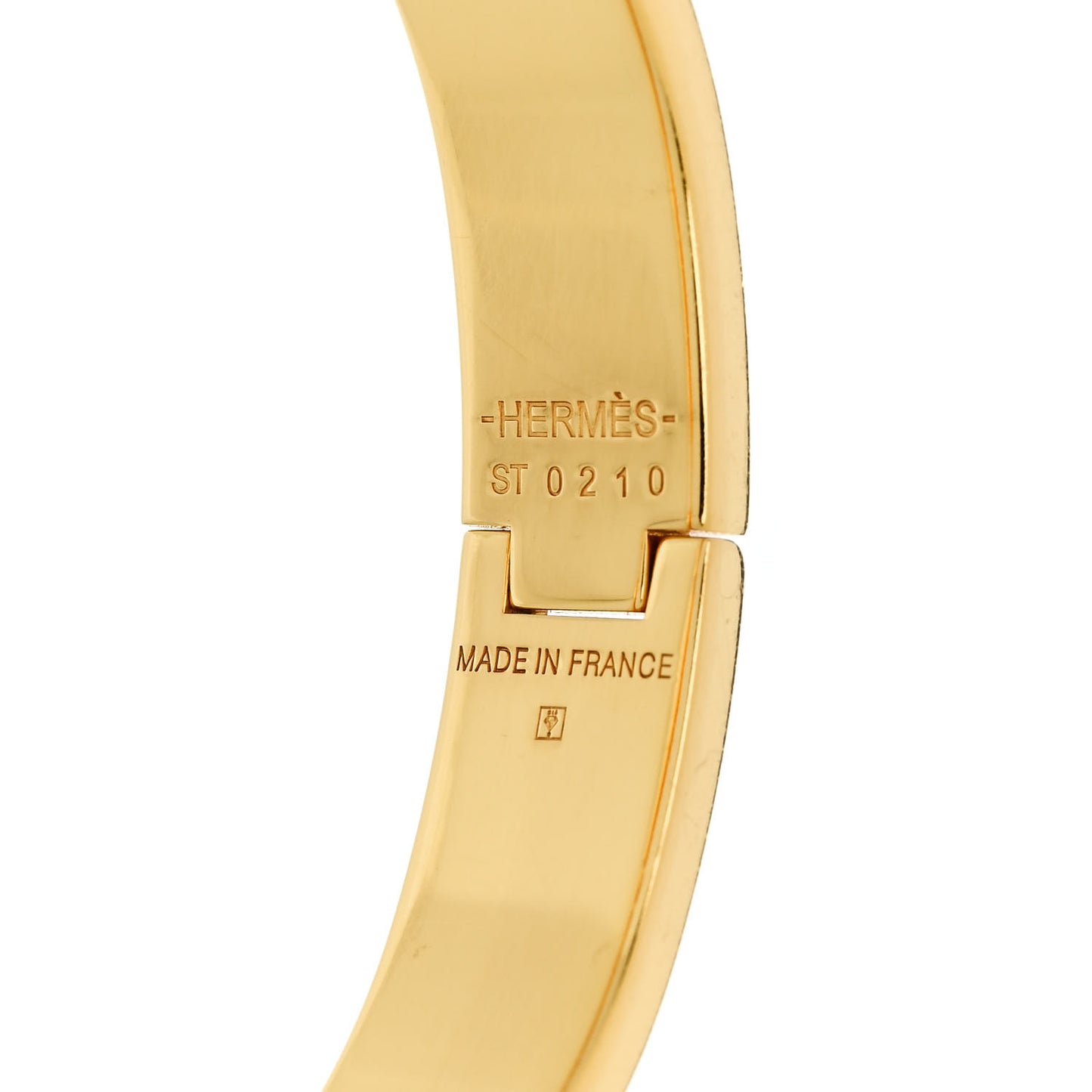Enamel Narrow Clic Clac H Bracelet PM Black