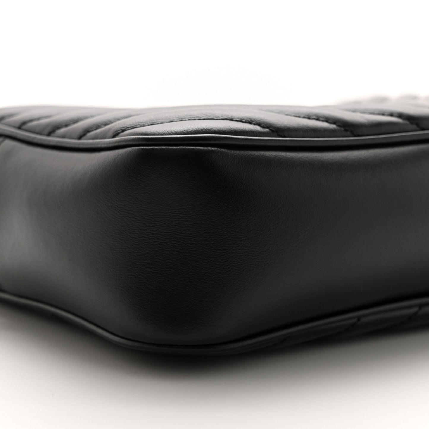 Calfskin Matelasse Monogram Lou Camera Bag Black