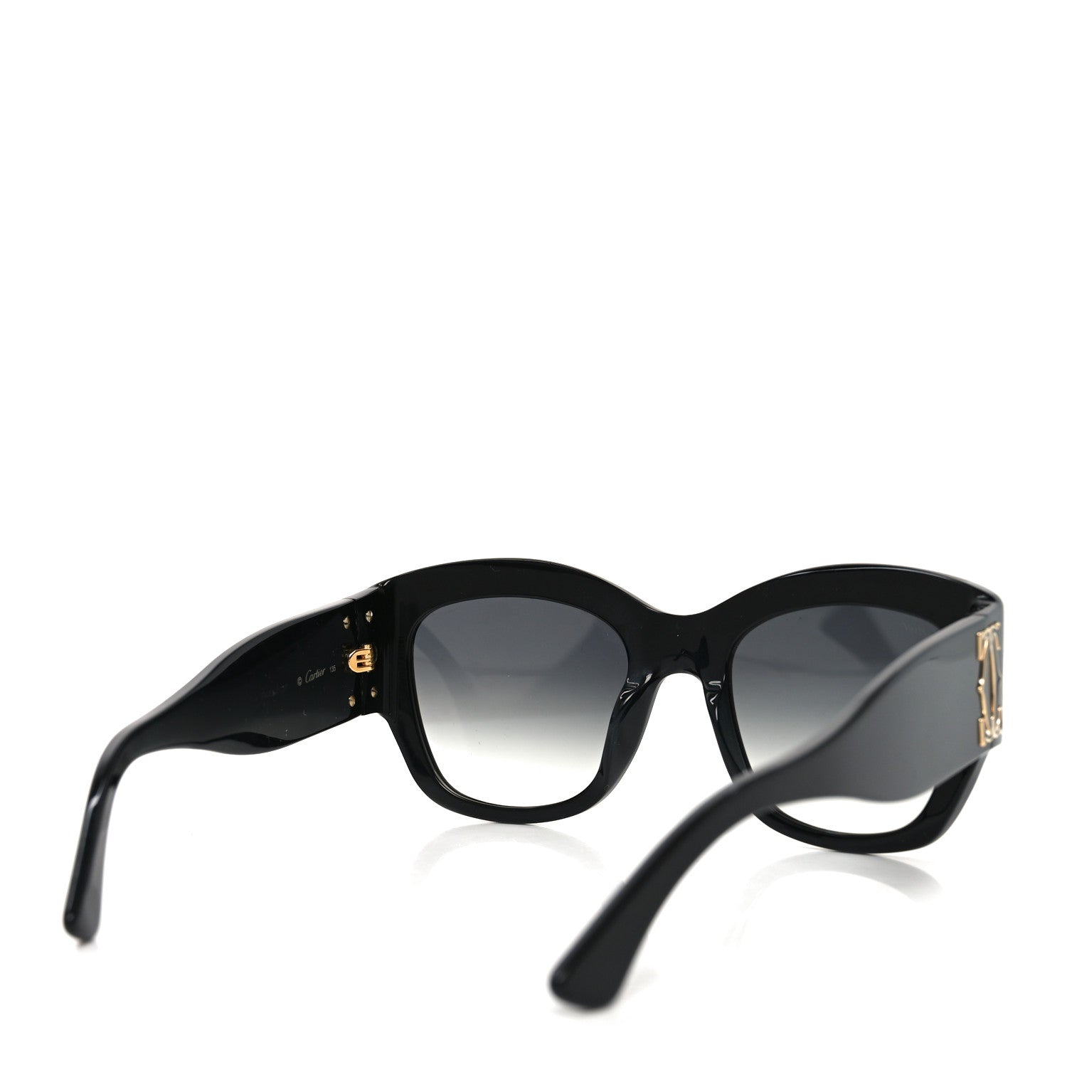 Cartier Acetate C De Cartier Sunglasses CT0304S Black 4 of 7