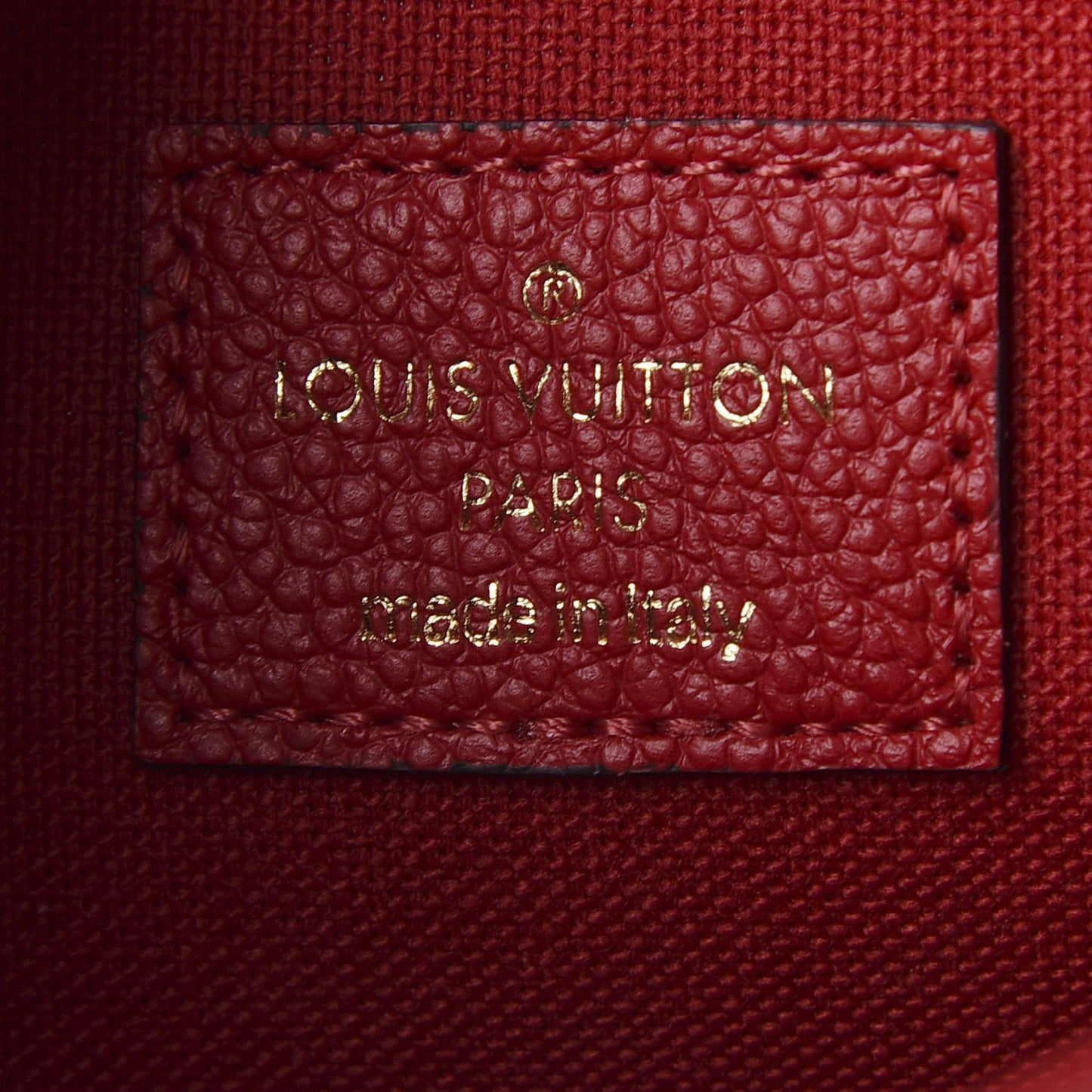 Empreinte Pochette Felicie Chain Wallet Scarlet