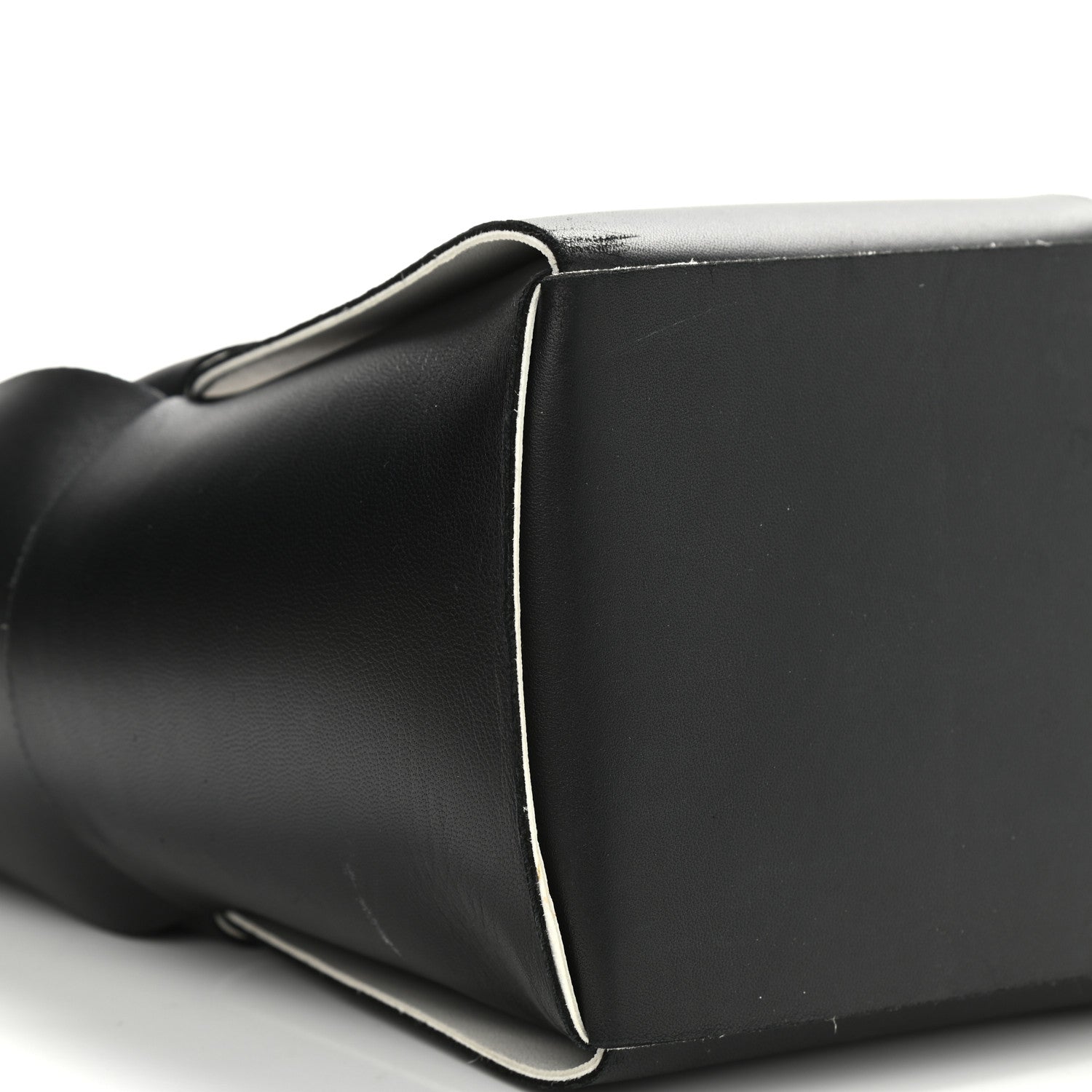 Bottega Veneta Nappa Maxi Intrecciato Arco Tote Black White 11 of 15